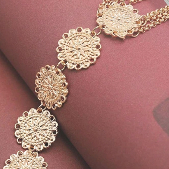 🎊2X HOST PICK🎊Boho Coin Anklet Bracelet - Picture 5 of 7